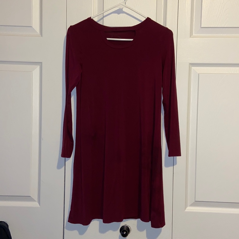 Burgandy Dress
